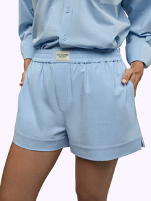 Womens | Soho Classic-Fit Boxer Short | Oxford Blue