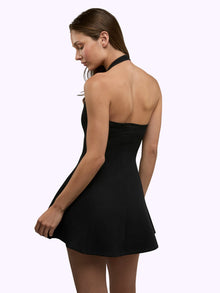Womens | Chelsea Form-Fitting Halter Dress | Black