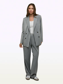 Womens | Soho Relaxed-Fit Blazer | Heather Charcoal