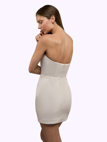 Womens | Metropolitan Form-Fitting Mini Dress | Clay