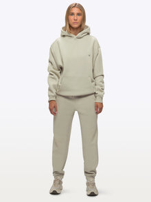 Womens | Divine Relaxed-Fit Fleece Hoodie | Parchment
