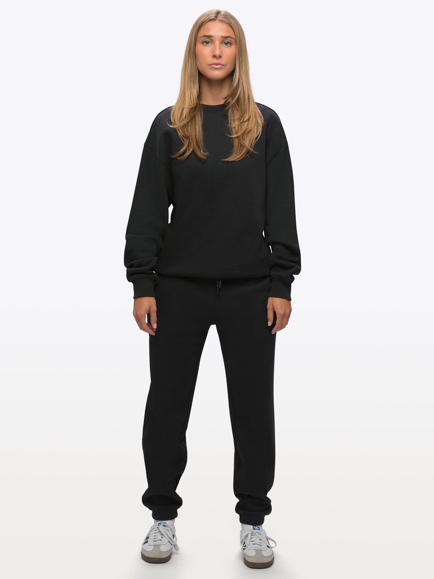 Womens | Divine Relaxed-Fit Fleece Pullover | Black