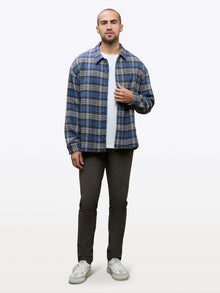 Unisex | Horizon Classic-Fit Tweed Shacket | Atlantic Plaid
