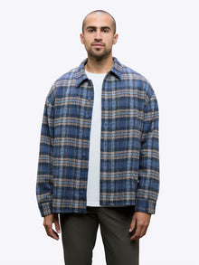 Unisex | Horizon Classic-Fit Tweed Shacket | Atlantic Plaid