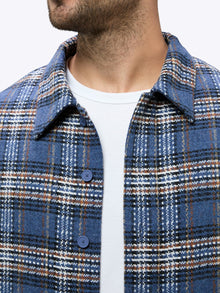 Unisex | Horizon Classic-Fit Tweed Shacket | Atlantic Plaid