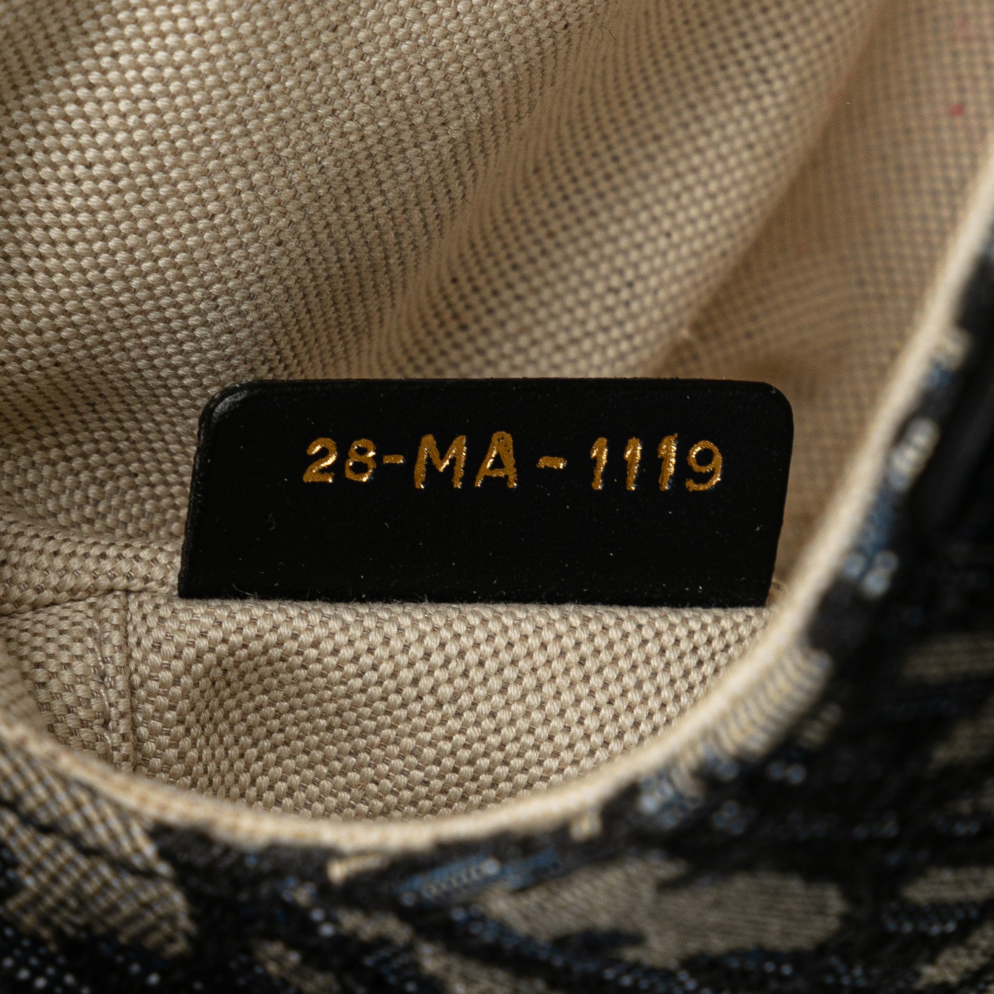 Dior | Pre-Owned Mini Oblique Canvas Saddle Bag | Blue/Navy