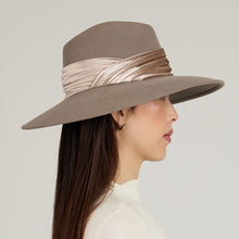Emmanuelle Wool Felt Fedora | Mink