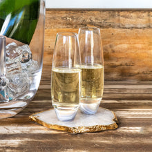 Elevo Champagne Glasses | Smoke Agate | Set of 2