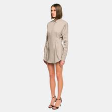 OW Collection ELLA Shirt Dress Dress 036 - Tan