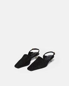 Enaji Leather Sandals | Black