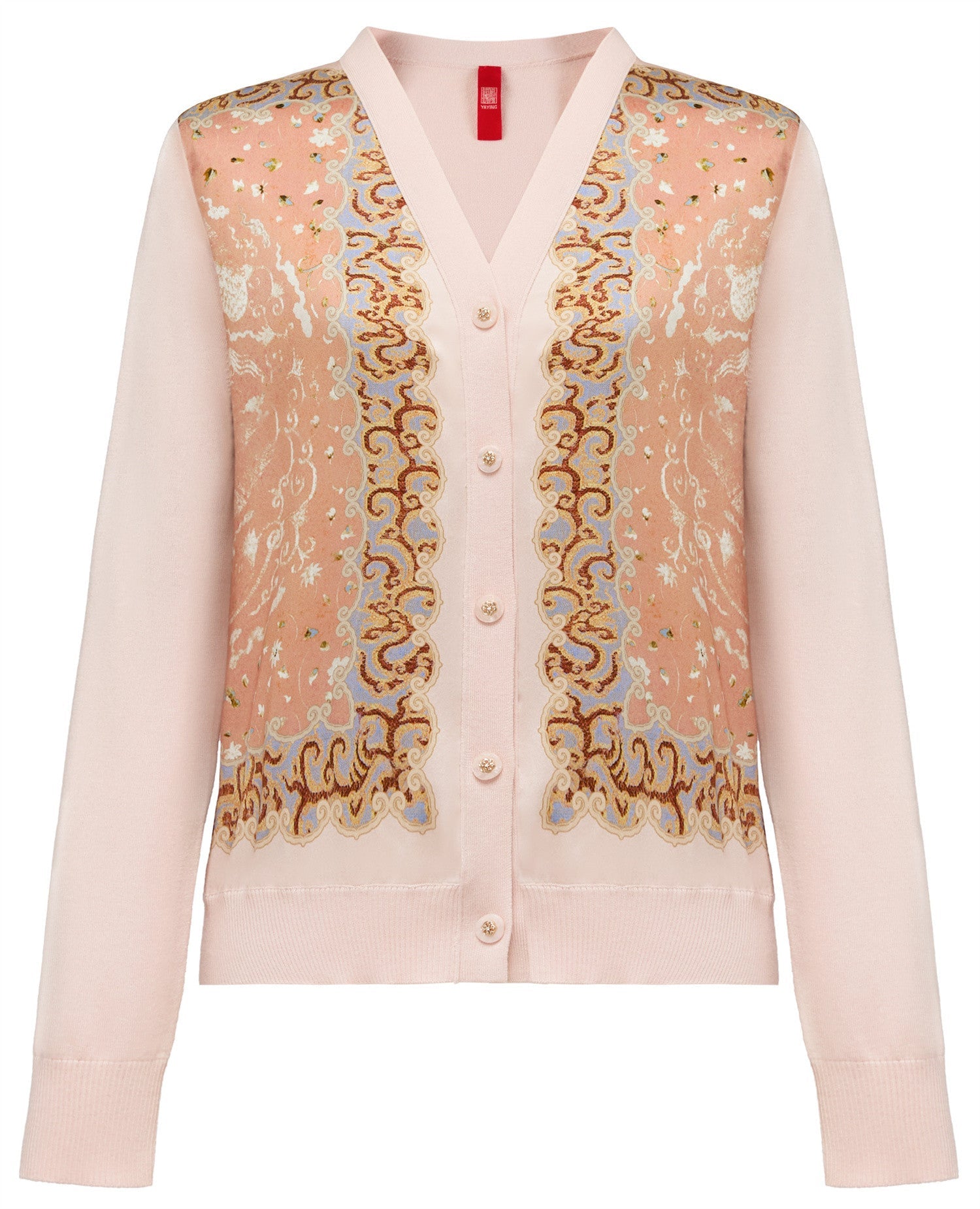 Mulberry Silk Wool Knit Sweater | Pink
