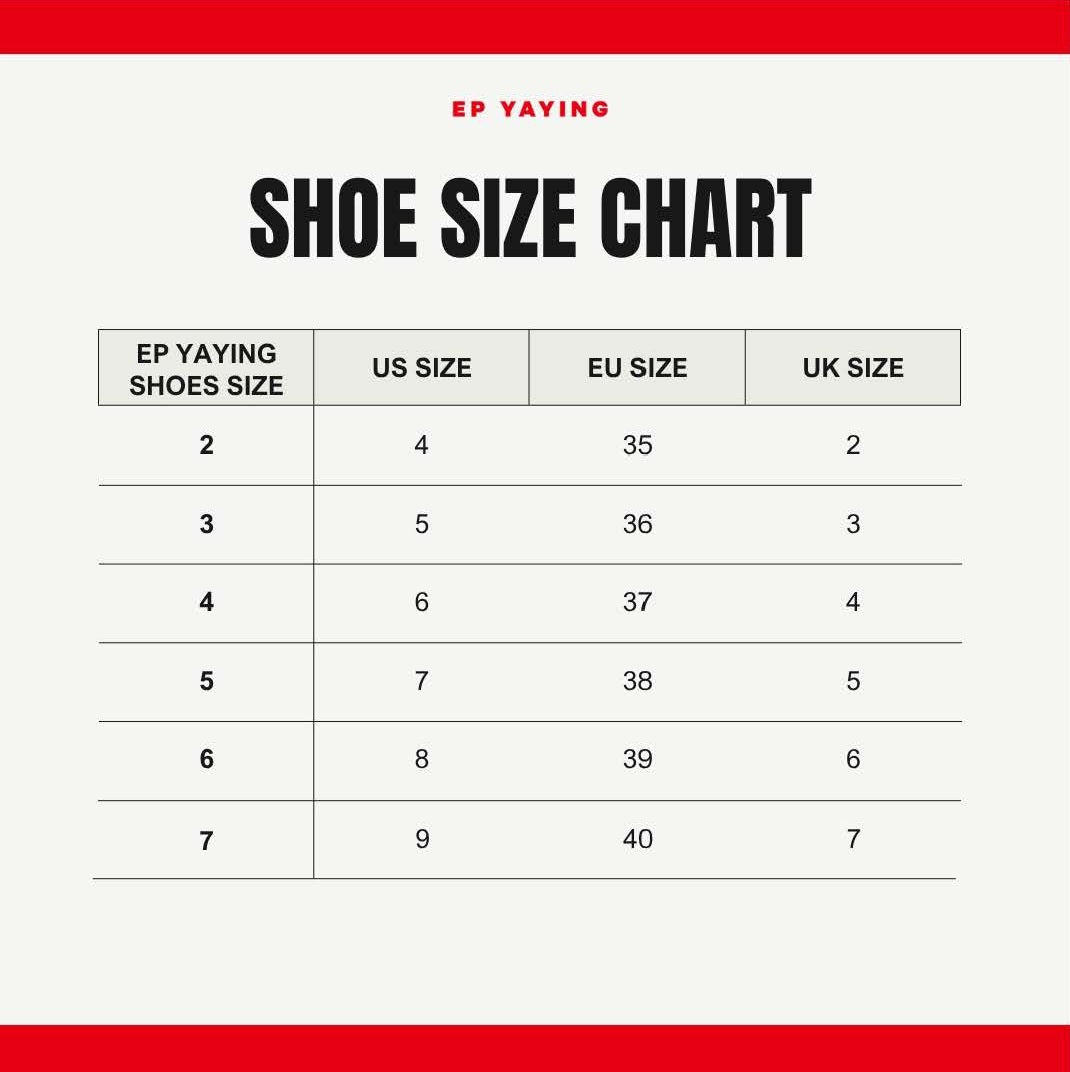 Product size guide