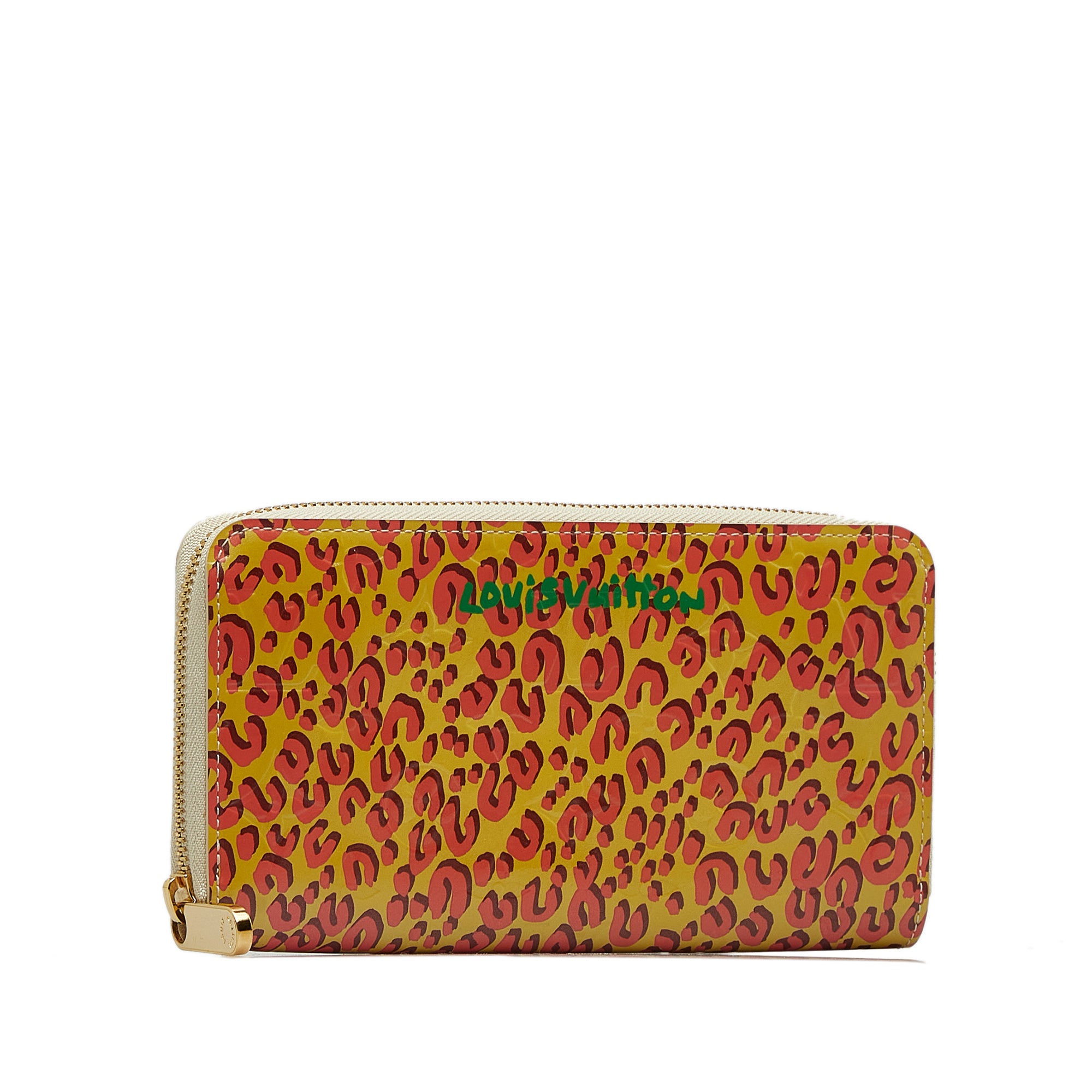 Louis Vuitton Pre-Owned X Stephen Sprouse Vernis Leopard Zippy | Women | Yellow