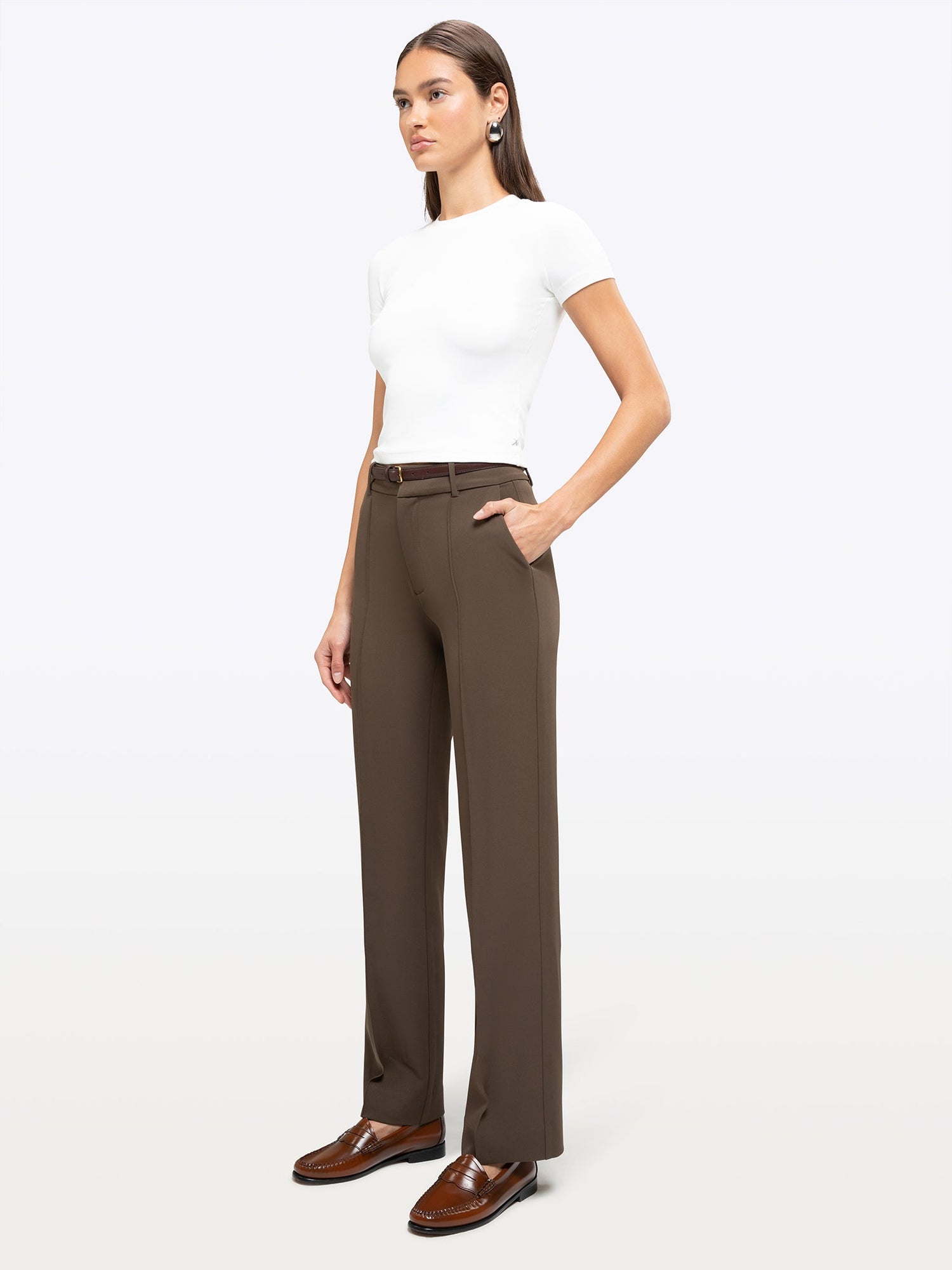 Womens | Muse Classic-Fit Pant | Espresso