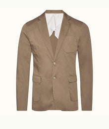 Edgar Tailored Fit Two-Button Blazer | Coconut