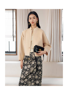 Elegant Woolen Coat | Beige