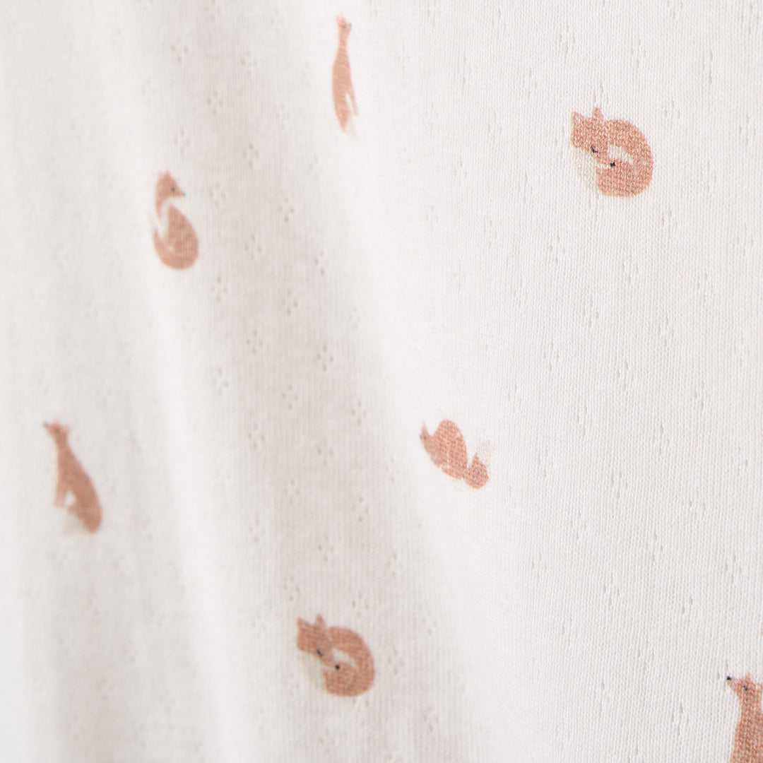 Boys | Printed Organi Cotton Jumpsuit | White