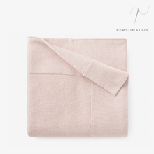 Girls | Pale Pink Sofia + Finn Knit Baby Blanket | Pink