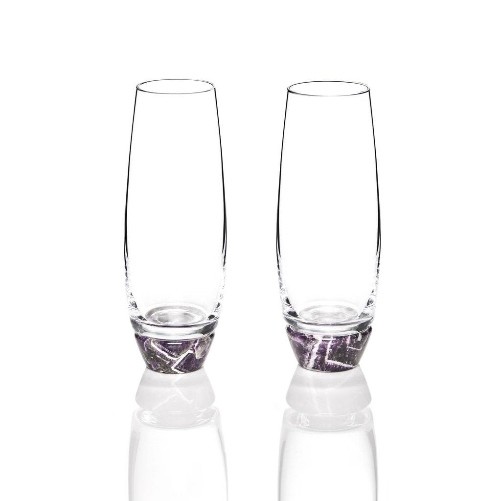 Elevo Champagne Glasses - ANNA New York