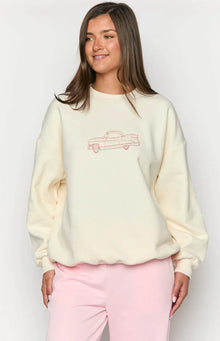 Elodie Crew Neck Sweater | Cream