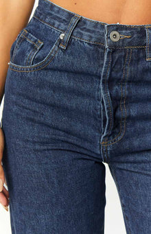 Essie Straight Leg Jeans | Dark Blue