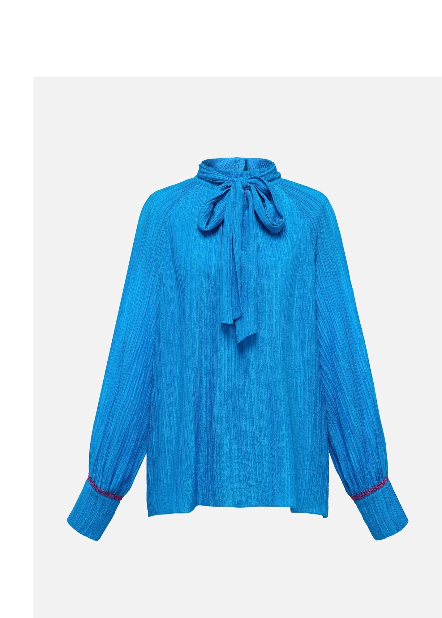 Ethnic Pleated Top | Sapphire