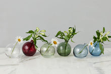 Glass Sphere Bud Vase | Denim Blue