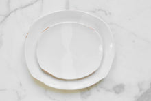 Exposed Edge Organic Dinner Plate | White | Large