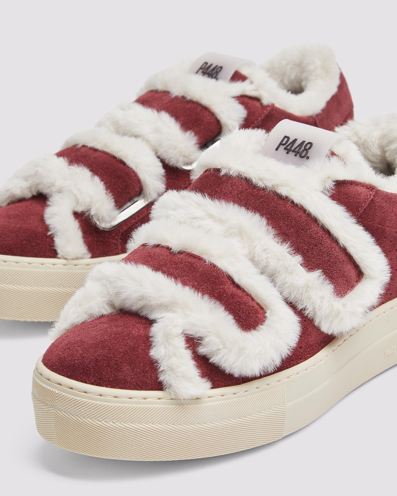 Women | Thea Sherpa Bord | Burgundy