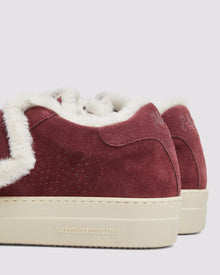 Women | Thea Sherpa Bord | Burgundy