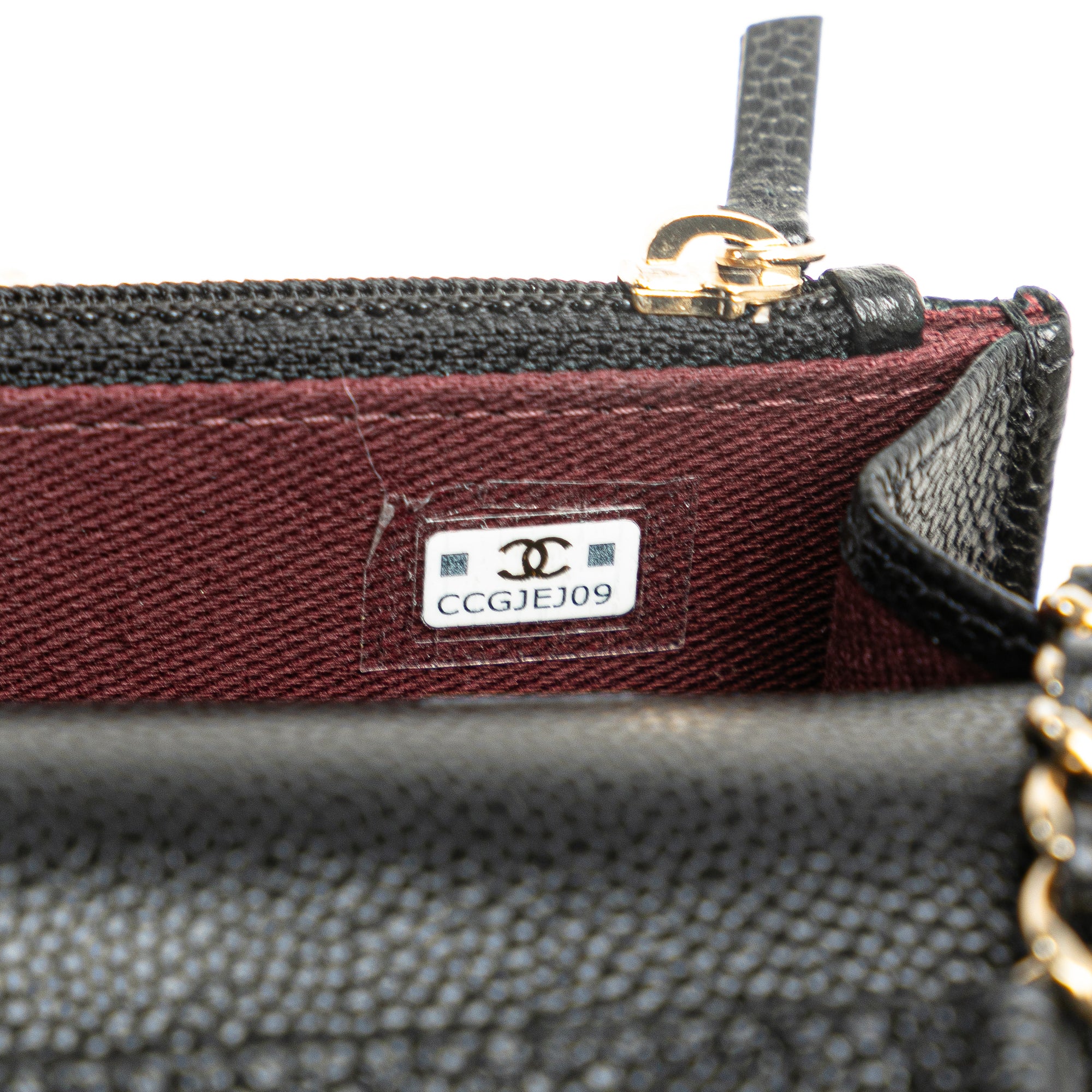 Chanel | Pre-Owned Mini Caviar Business Affinity Top Handle Bag | Black