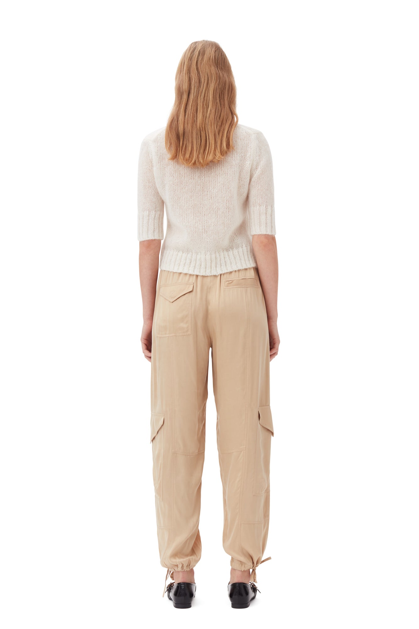 Washed Satin Pants | Safari