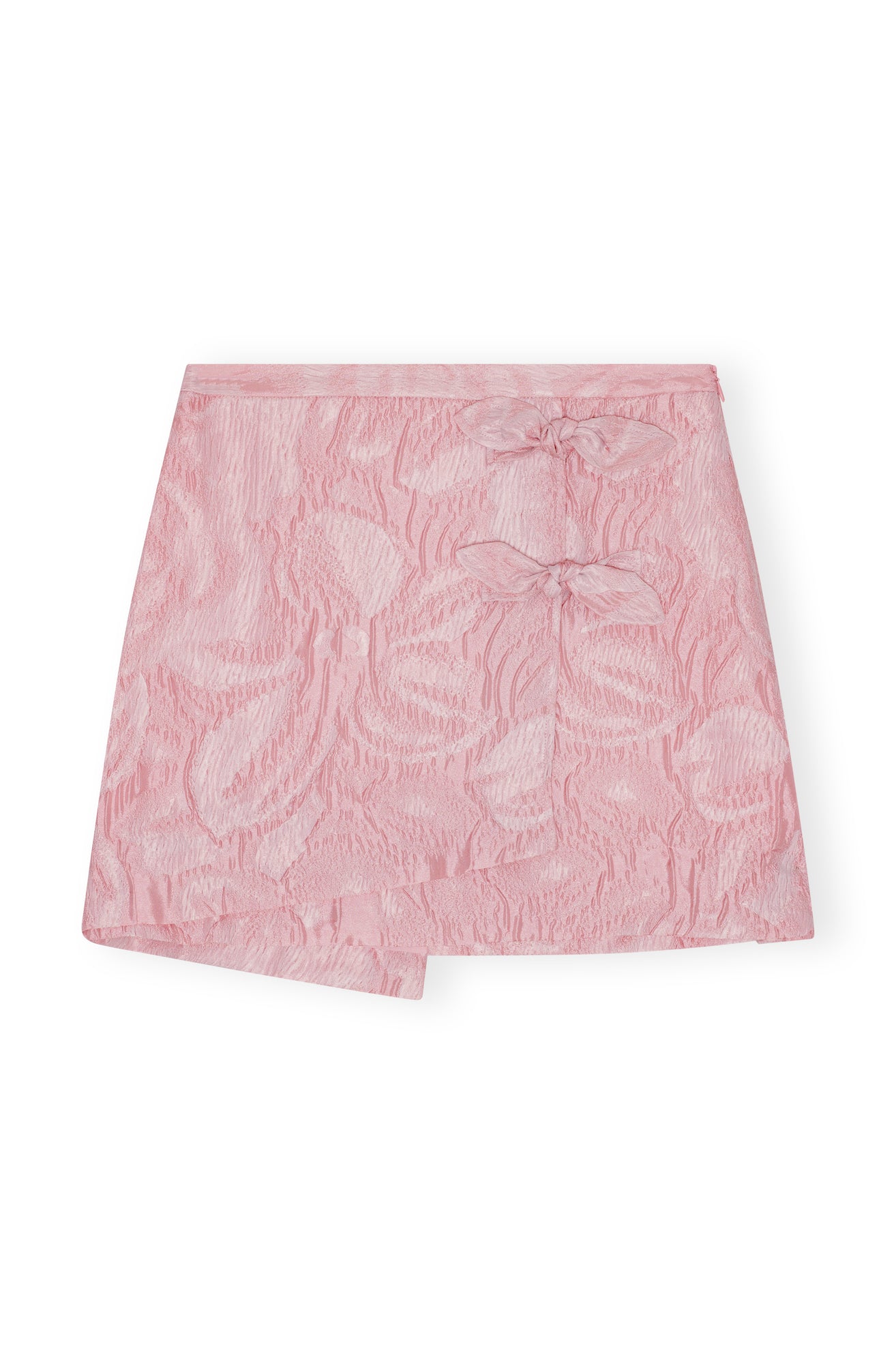 Textured Cloque Mini Skirt | Bleached Mauve