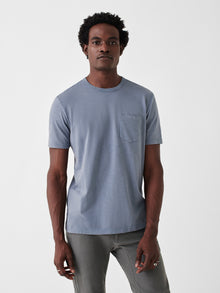 Mens - Sunwashed Pocket Tee | Typhoon Blue