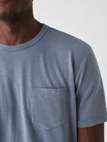 Mens - Sunwashed Pocket Tee | Typhoon Blue