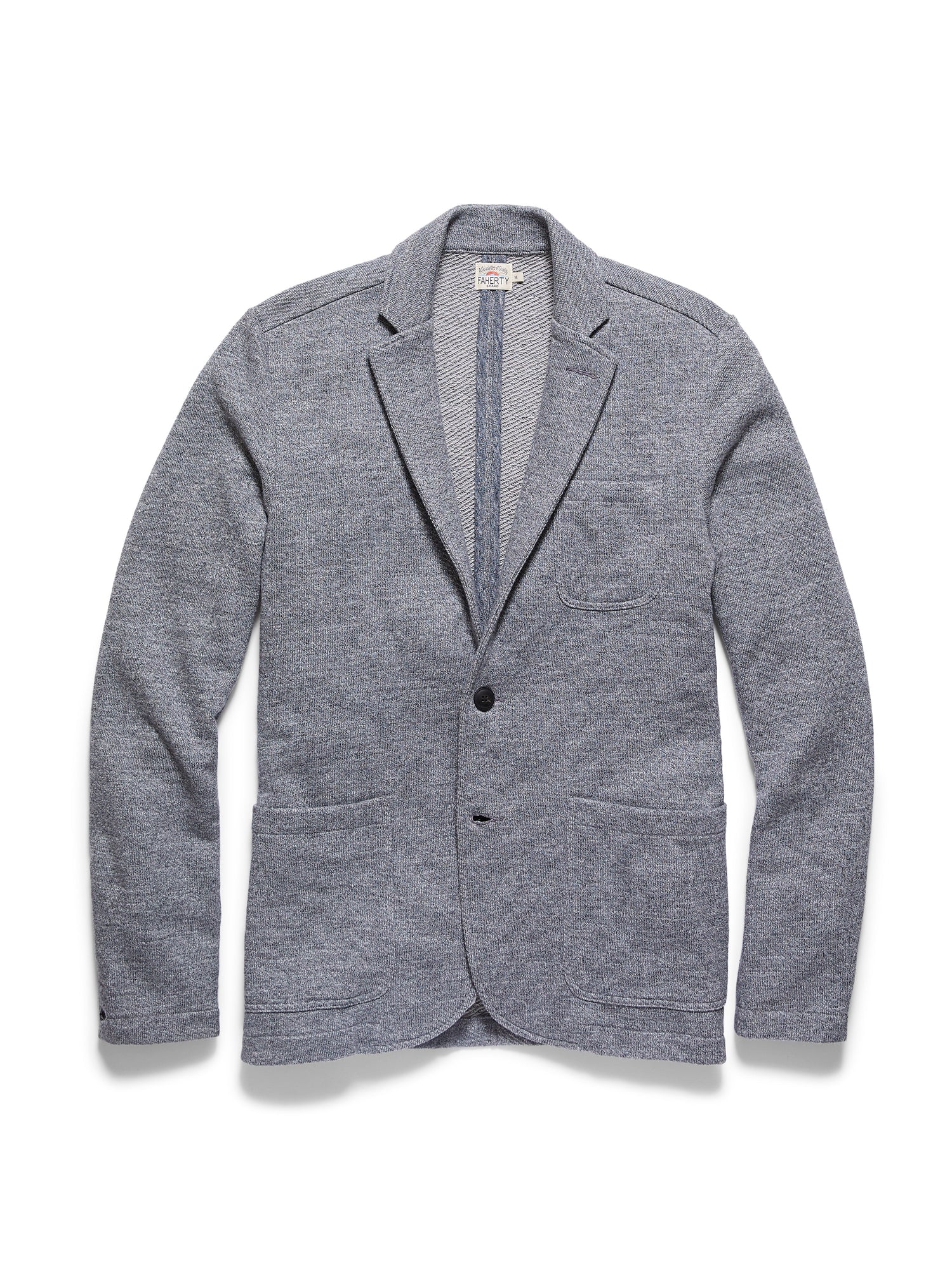 Mens - Inlet Knit Blazer | Medium Grey Melange