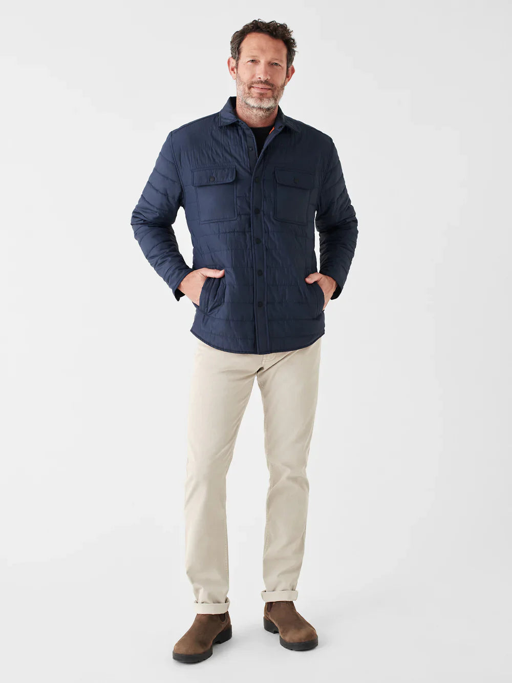 Mens - Atmosphere Shirt Jacket | Navy