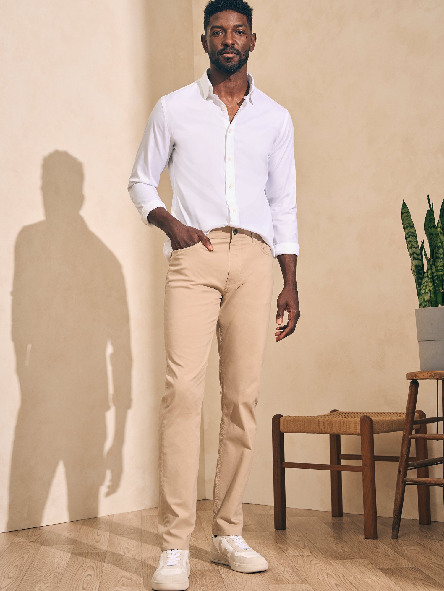 Mens - Movement 5 Pocket Pant | Island West Khaki | (32" Inseam)