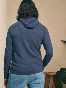 Mens - Sunwashed Slub Hoodie | Blue Nights