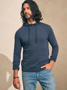 Mens - Sunwashed Slub Hoodie | Blue Nights