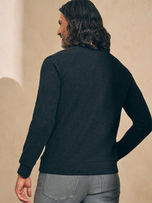 Mens - Legend Sweater Crew | Heathered Black Twill