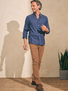 Mens - Stretch Oxford Shirt | Navy