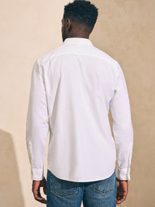 Mens - Stretch Oxford Shirt | White