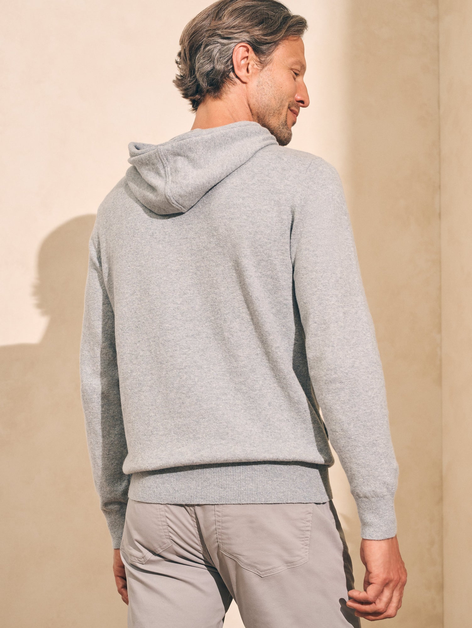 Mens - Jackson Sweater Hoodie | Grey Cliff Heather