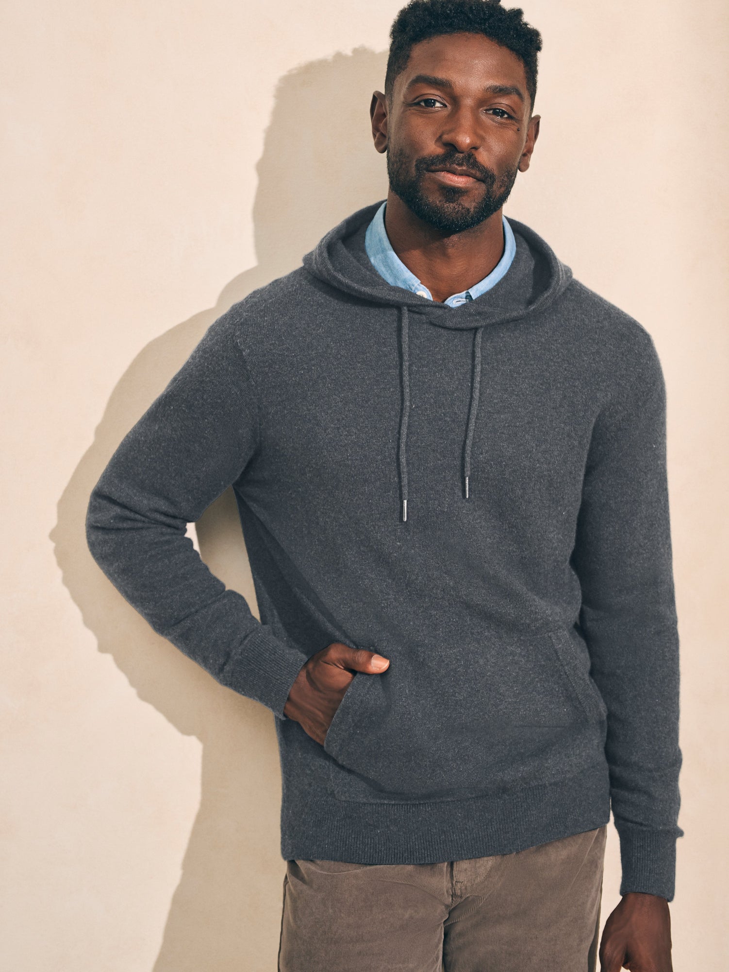 Mens - Jackson Sweater Hoodie | Ash Heather