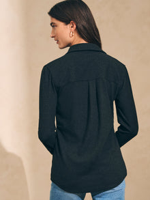 Womens - Legend Sweater Shirt | Heathered Black Twill