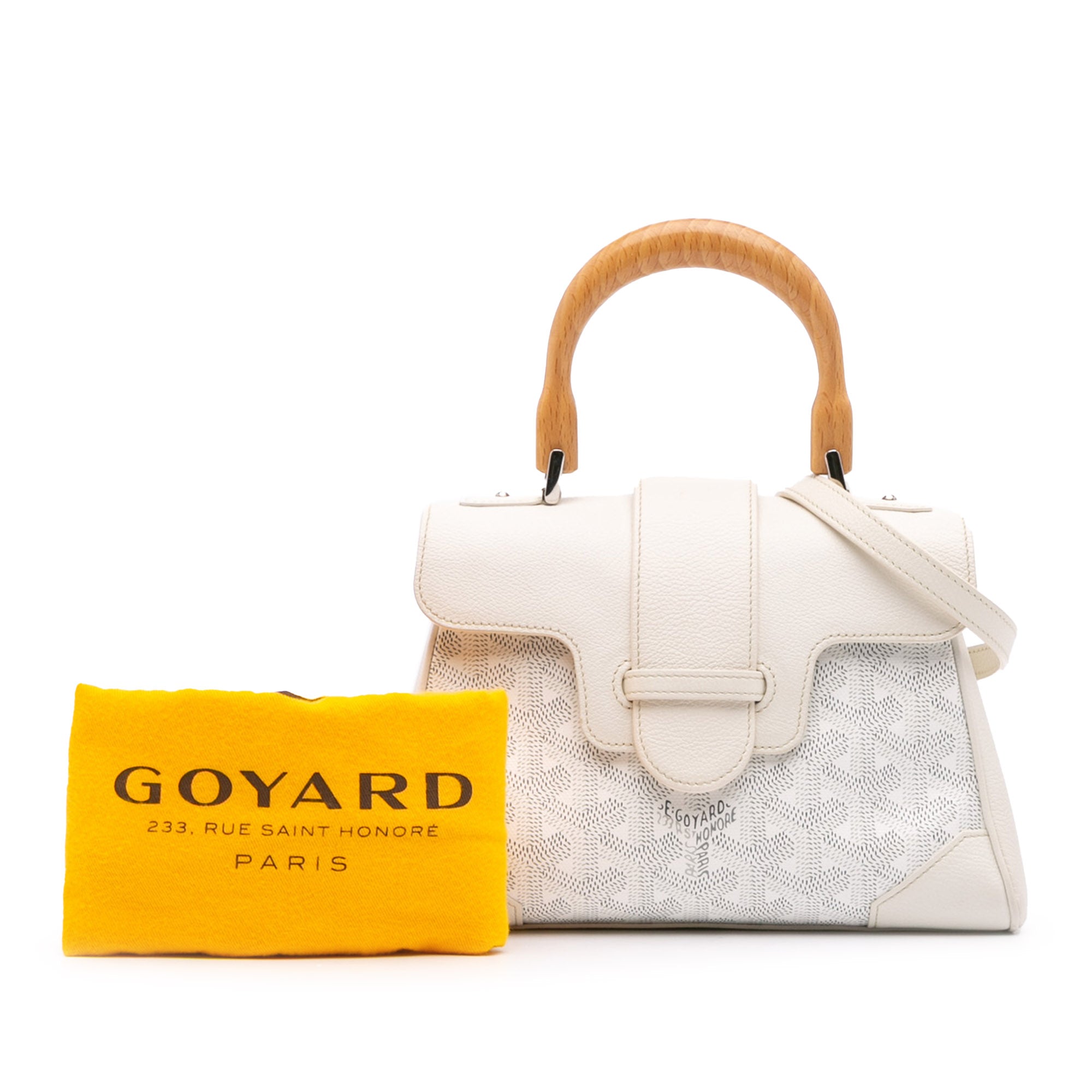 Goyard | Pre-Owned Mini Goyardine Saigon Souple - I | White