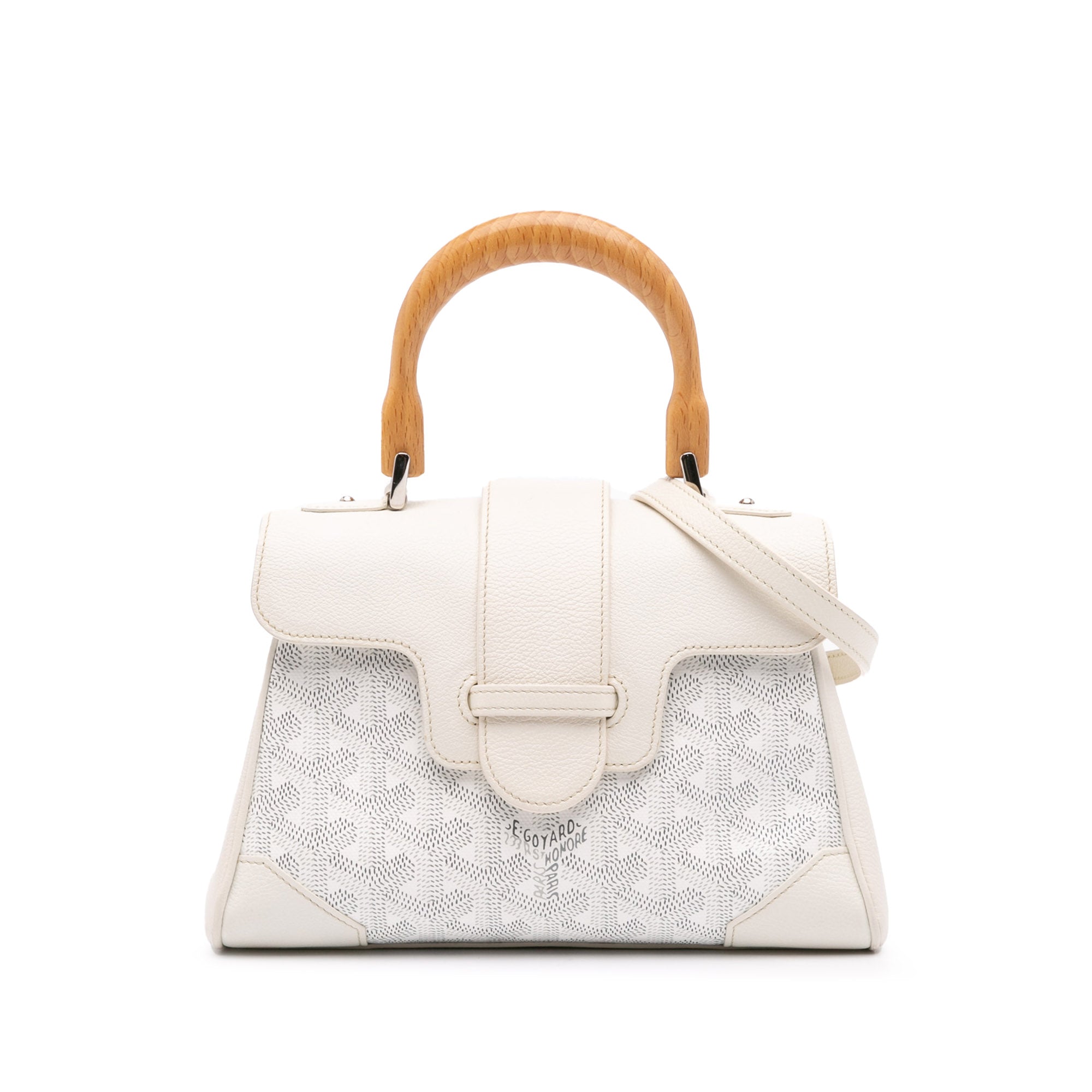 Goyard | Pre-Owned Mini Goyardine Saigon Souple - I | White