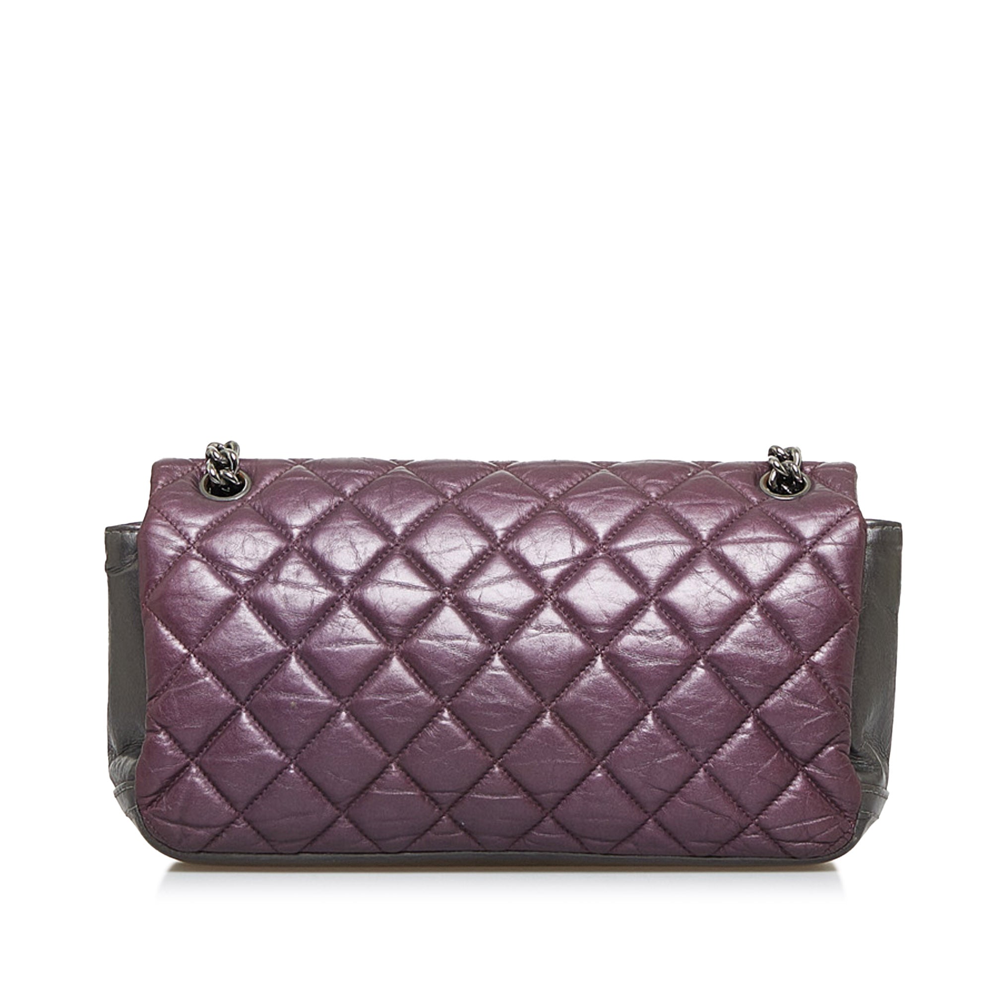 Chanel | Pre-Owned Glazed Matelasse Portobello Flap Bag | Purple