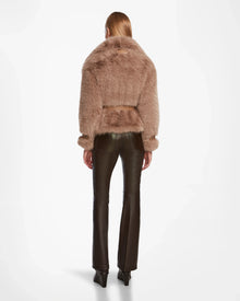 Women | CHLOE Faux Fur Jacket | Camel